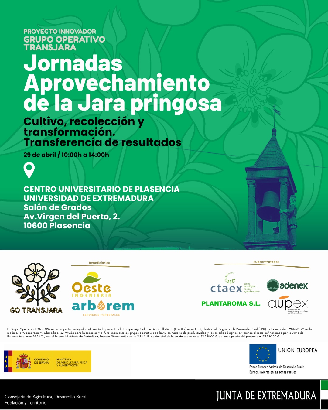Jornada final de resultados en el Centro Universitario de Plasencia
