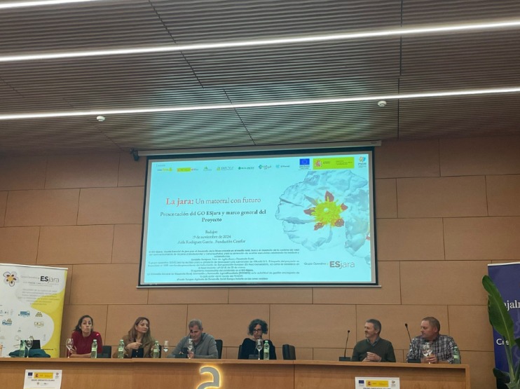Asistencia a la jornada de difusión del Proyecto GO ESJara: la jara, un matorral de futuro